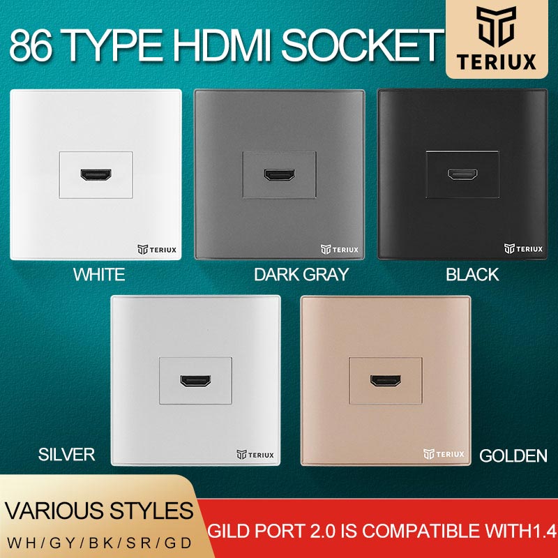 1 홀 HDMI 벽 소켓