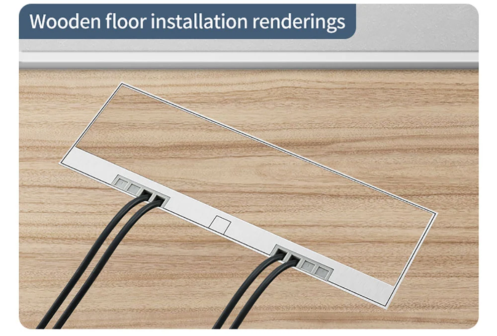 400 recessed floor socket Adjustable bottom box